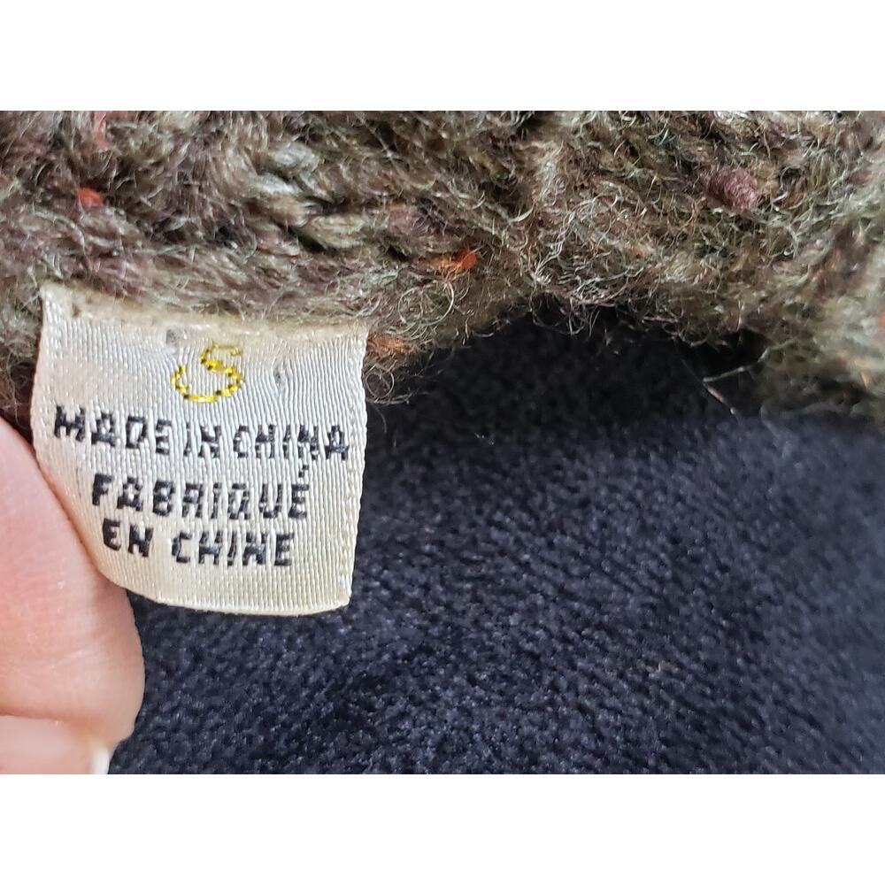 Charlie & Robin Sweater Womens Small Green Wool Long Sleeve Crew Neck Pullover - Picture 6 of 12